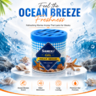 Sameili Air Freshener Gel Ocean Breeze Long Lasting Car Home Office Air Freshener