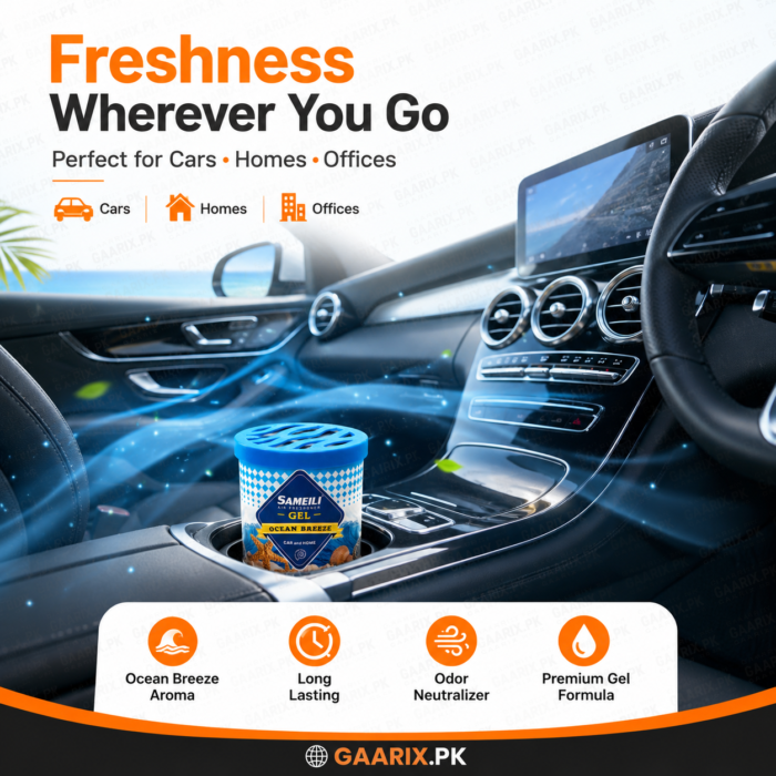 Sameili Air Freshener Gel Ocean Breeze Long Lasting Car Home Office Air Freshener