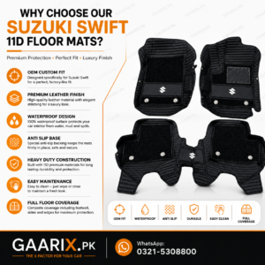 Suzuki Swift Premium 11D Custom Fit Floor Mats