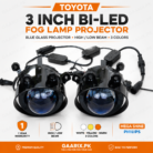 Toyota 3 Inch Bi-LED Fog Lamp Projector
