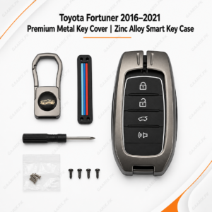 Toyota Fortuner 2016–2021 Premium Metal Key Cover