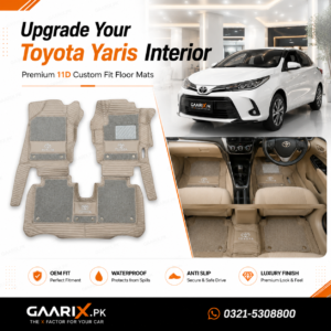 Toyota Yaris Premium 11D Custom Fit Floor Mats