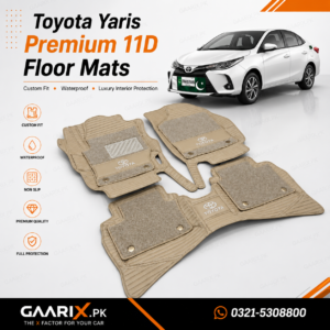 Toyota Yaris Premium 11D Custom Fit Floor Mats