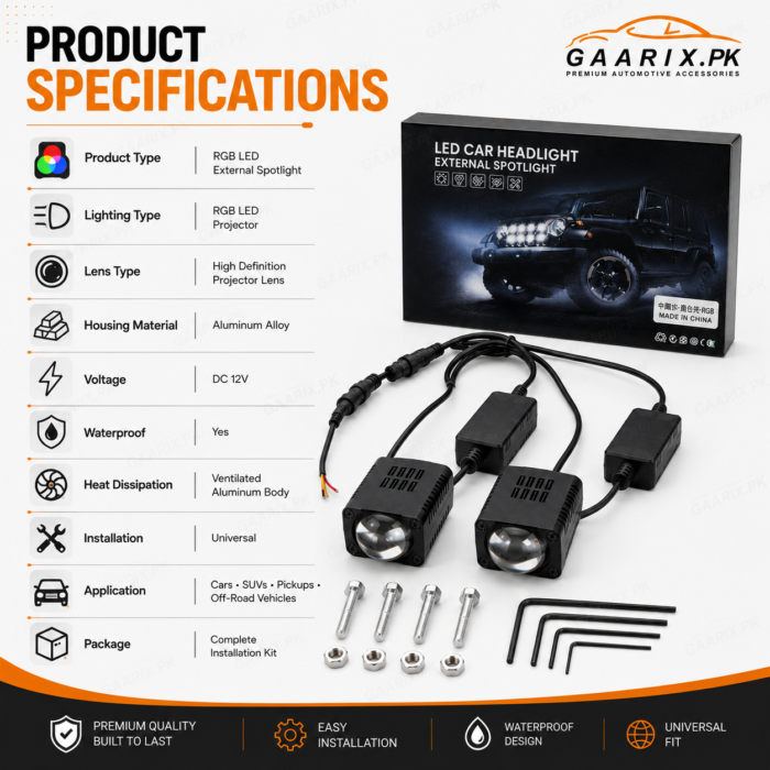 Universal_RGB_LED_External_Spotlight_Projector_Lights_Specification Universal RGB LED External Spotlight Projector Lights
