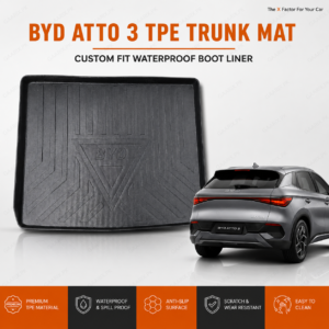 BYD Atto 3 TPE Trunk Mat Custom Fit Waterproof Diggi Tray Boot Liner