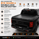 BYD Shark 6 Double Lock Roller Shutter Cover 2025–Present Premium Aluminum Waterproof Pickup Bed Cover