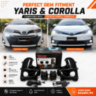 Carway 2-Inch Tri-Color High Low LED Projector Fog Lamp Kit Toyota Yaris 2026