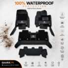 Premium 11D custom-fit waterproof leather floor mats for Changan Oshan X7 2022–Present 7-Seater with full OEM floor coverage.
