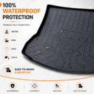 Premium custom fit waterproof TPE trunk mat for GWM Haval H6 2022–2024 boot cargo area.