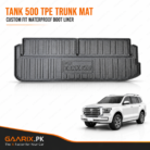 GWM Tank 500 TPE Trunk Mat Custom Fit Waterproof Diggi Tray Boot Liner