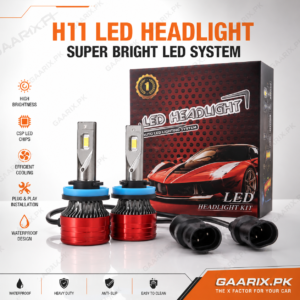 H11 Super Bright LED Headlight System – 6000K Cool White | Plug & Play