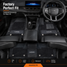Haval H6 2022–Present Premium 11D Custom Fit Waterproof Luxury Leather Floor Mats with Full Floor Coverage