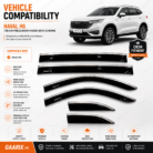 Haval H6 TXR Air Press Door Visors with Chrome Premium Smoke Black OEM Fit Rain Guards