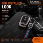 Honda BR-V 2017–2026 premium metal key cover with hook, connecting belt, screws and screwdriver