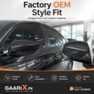 Honda Civic 2016–2021 Carbon Fiber Style Side Mirror Covers with High Gloss OEM Fit Finish