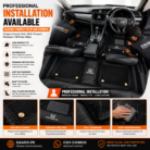 Honda Civic 2016–Present Premium 11D Waterproof Custom Fit Luxury Leather Floor Mats