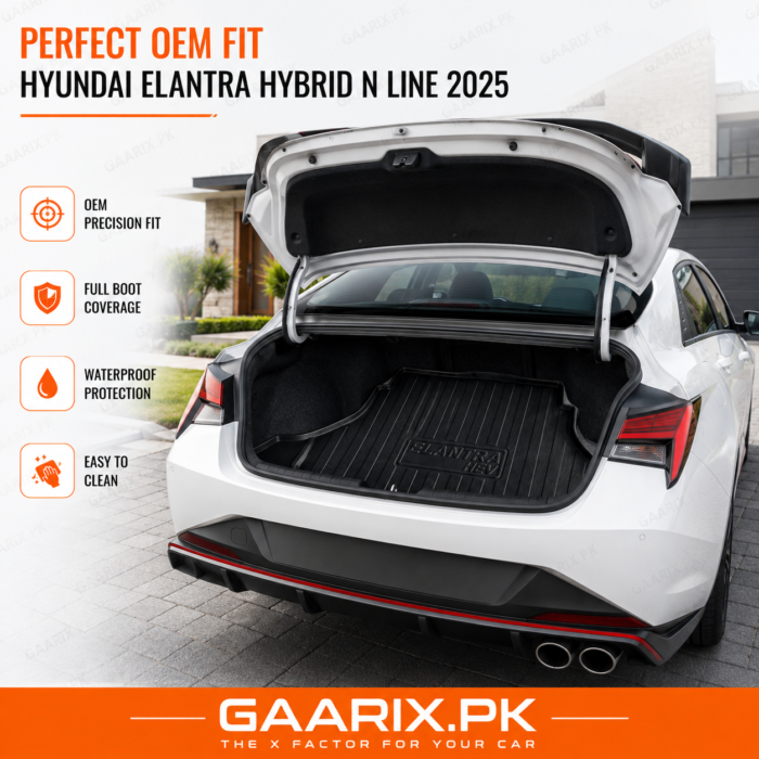 hyundai-elantra-hybrid-n-line-2025-tpe-trunk-mat-oem-fit Hyundai Elantra Hybrid N Line 2025 TPE Trunk Mat Custom Fit Waterproof Diggi Tray Boot Liner