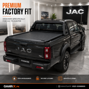 JAC T9 Hunter premium double lock aluminum roller shutter cargo bed cover