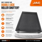 JAC T9 Hunter premium double lock aluminum roller shutter cargo bed cover