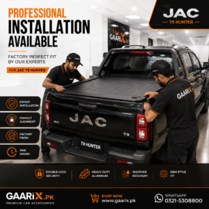 JAC T9 Hunter premium double lock aluminum roller shutter cargo bed cover