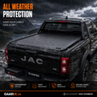 JAC T9 Hunter premium double lock aluminum roller shutter cargo bed cover