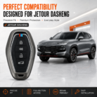 Jetour Dasheng premium metal key cover with zinc alloy shell and accessories