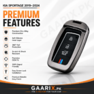 Kia Sportage 2019–2024 Premium Metal Key Cover – Perfect OEM Fit | GAARIX.PK