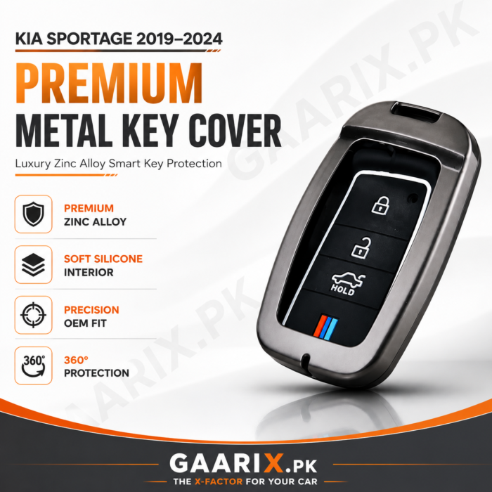 kia-sportage-2019-2024-metal-key-cover-hero Kia Sportage 2019–2024 Premium Metal Key Cover – Perfect OEM Fit | GAARIX.PK