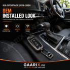 Kia Sportage 2019–2024 Premium Metal Key Cover – Perfect OEM Fit | GAARIX.PK
