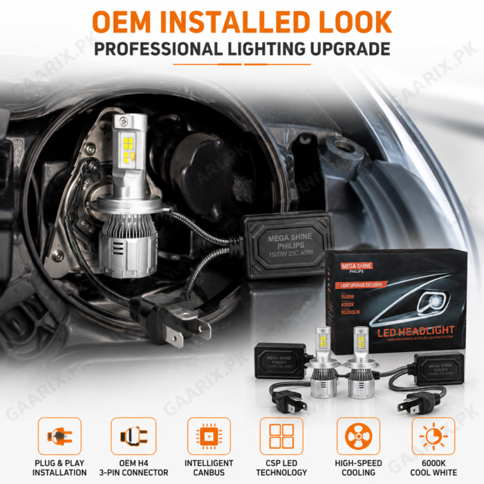 mega-shine-philips-1500w-h4-led-headlight-system-6000k-95000lm-oem-fitting mega-shine-philips-1500w-h4-led-headlight-system-6000k-95000lm