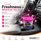 Sameili Air Freshener Gel Bubble Gum Flavor for car, home and office. Long-lasting gel air freshener with sweet bubble gum fragrance and odor elimination.