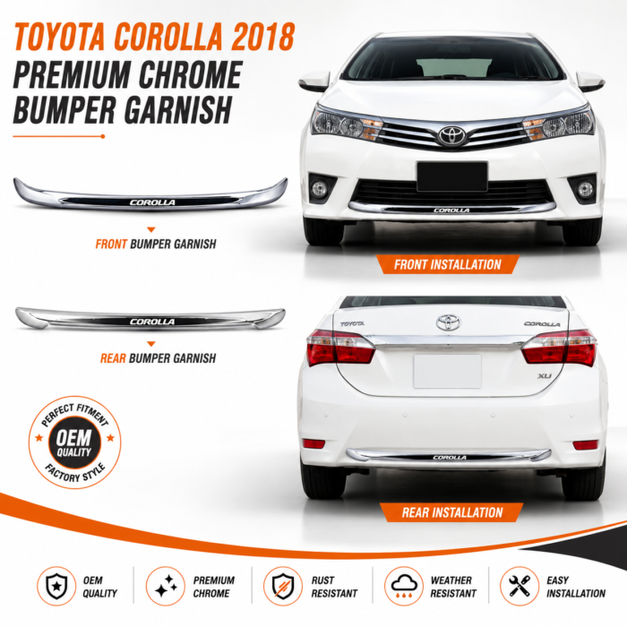 toyota-corolla-2018-premium-chrome-front-rear-bumper-garnish-hero Toyota Corolla 2018 Premium Chrome Front Rear Bumper Garnish