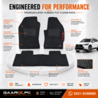 Toyota Corolla Cross 2024 Latex Rubber PVC Floor Mats OEM Custom Fit Waterproof Heavy Duty
