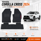Toyota Corolla Cross 2024 Latex Rubber PVC Floor Mats OEM Custom Fit Waterproof Heavy Duty