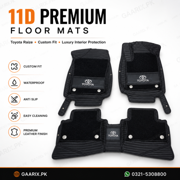 Toyota Raize 11D Premium Custom Fit Floor Mats