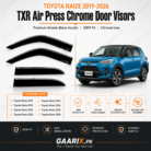 Toyota Raize 2019–2026 TXR Air Press Chrome Door Visors – GAARIX.PK