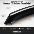 Toyota Raize 2019–2026 TXR Air Press Chrome Door Visors – GAARIX.PK