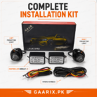 Universal Mirror Welcome Projector Light with Angel Wings LED Projection Kit – Waterproof DC 12V Car Courtesy Lights | GAARIX.PK