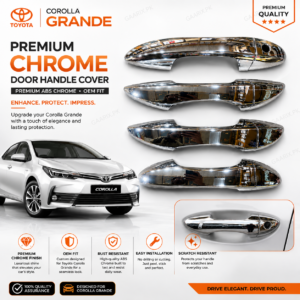 Toyota Corolla Grande Premium ABS Chrome Door Handle Cover OEM Fit