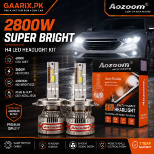 AOZOOM 2800W H4 LED Headlight Kit – Smart CANBUS 6000K