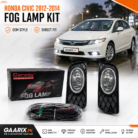 Carway OEM Fog Lamp Kit for Honda Civic 2012–2014 with H11 12V 55W Bulbs