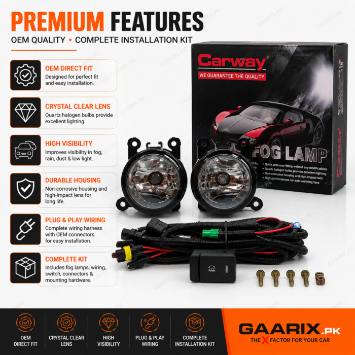 carway-suzuki-cultus-2017-2026-oem-bumper-fog-lamp-kit-premium-features Carway OEM Bumper Fog Lamp Kit for Suzuki Cultus 2017–2026