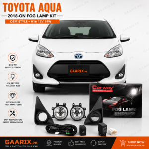 Toyota Aqua 2018-On OEM Fog Lamp Kit – H16 12V 19W Direct Fit