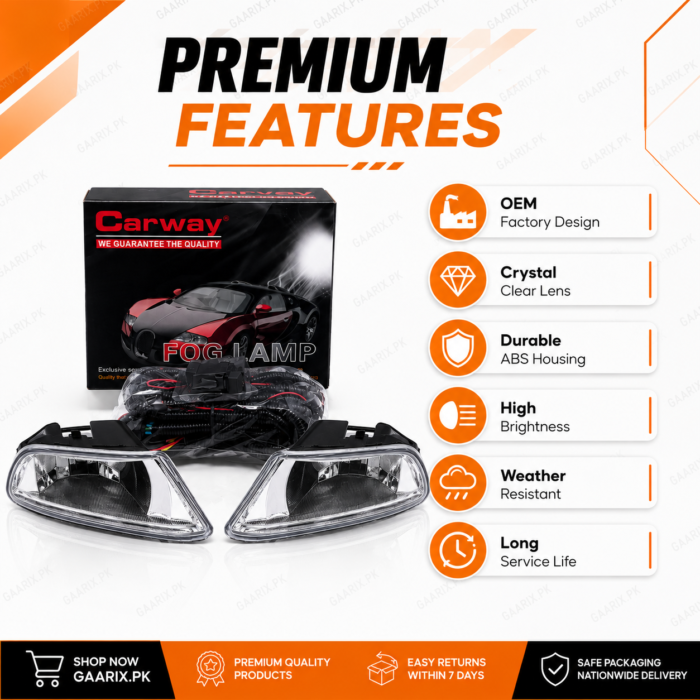 honda-city-2006-2008-carway-oem-front-bumper-fog-lamp-kit-hd089-features Carway OEM Front Bumper Fog Lamp Kit for Honda City 2006–2008 HD089 with Complete Wiring Harness