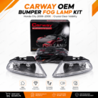 Carway OEM Front Bumper Fog Lamp Kit for Honda City 2006–2008 HD089 with Complete Wiring Harness
