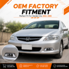 Carway OEM Front Bumper Fog Lamp Kit for Honda City 2006–2008 HD089 with Complete Wiring Harness