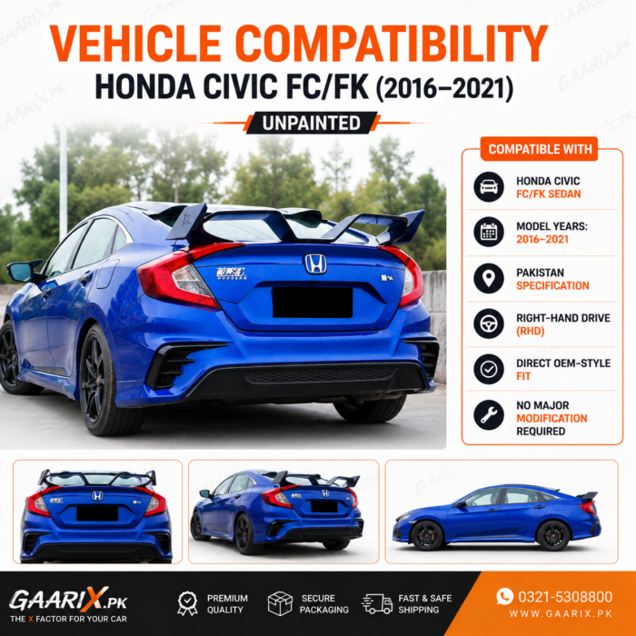 honda-civic-fc-fk-2016-2021-rsc-style-rear-spoiler-unpainted-abs-hero Honda Civic FC/FK 2016–2021 RSC Style Rear Spoiler Unpainted ABS OEM Fit