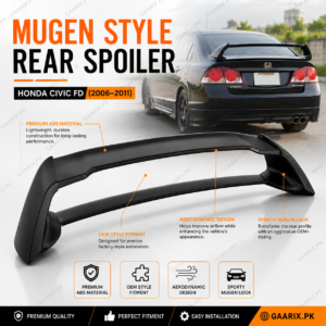 Honda Civic FD 2006-2011 Mugen Style Rear Spoiler Premium ABS OEM Fit