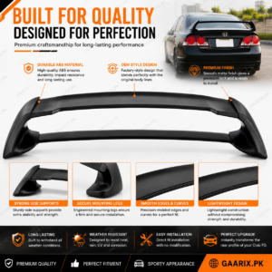 Honda Civic FD 2006-2011 Mugen Style Rear Spoiler Premium ABS OEM Fit